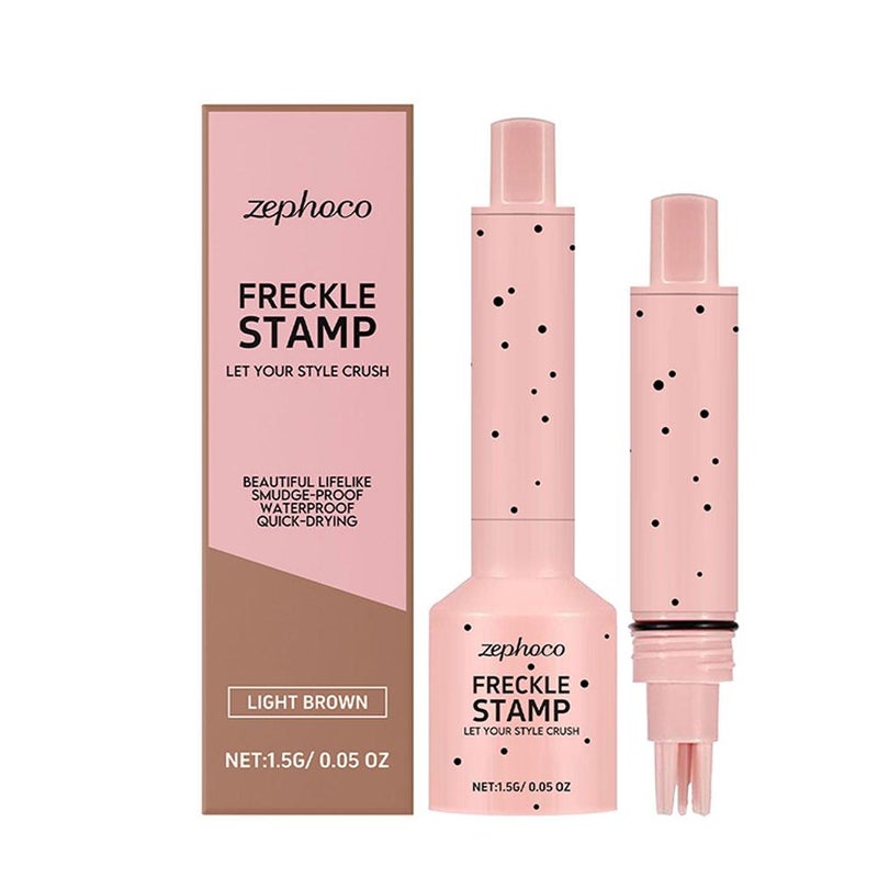 Freckle-inspired stamp pen, waterproof, sweatproof, quick-drying, long-lasting, portable, touch-up, matte finish, creative makeup, suitable for multiple skin tones. ZP-A01-0029-01 ZP-A01-0029-02 ZP-A01-0029-03